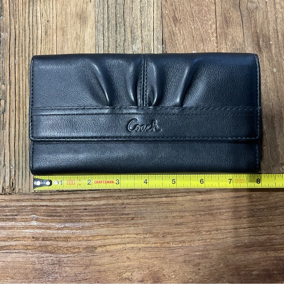 Coach Black Leather Wallet - Picture 7 of 7